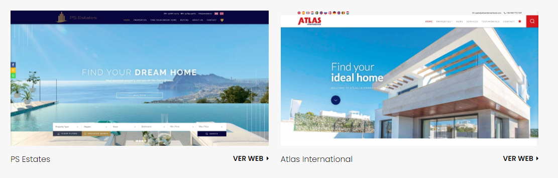 PS ESTATES and ATLAS INTERNACIONAL, two innovative websites adapted to the new real estate market