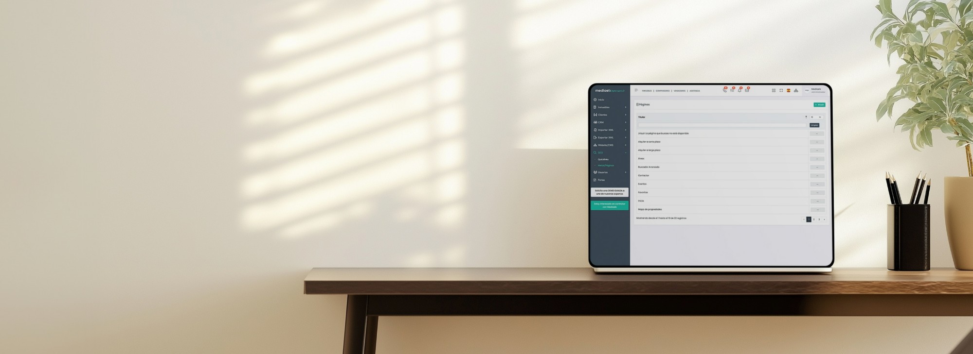 The advantage of our real estate websites: 100% ready for SEO and Digital Marketing