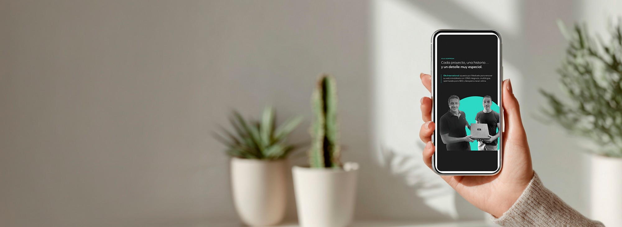 Ole International trusts Mediaelx for its new real estate website with integrated CRM