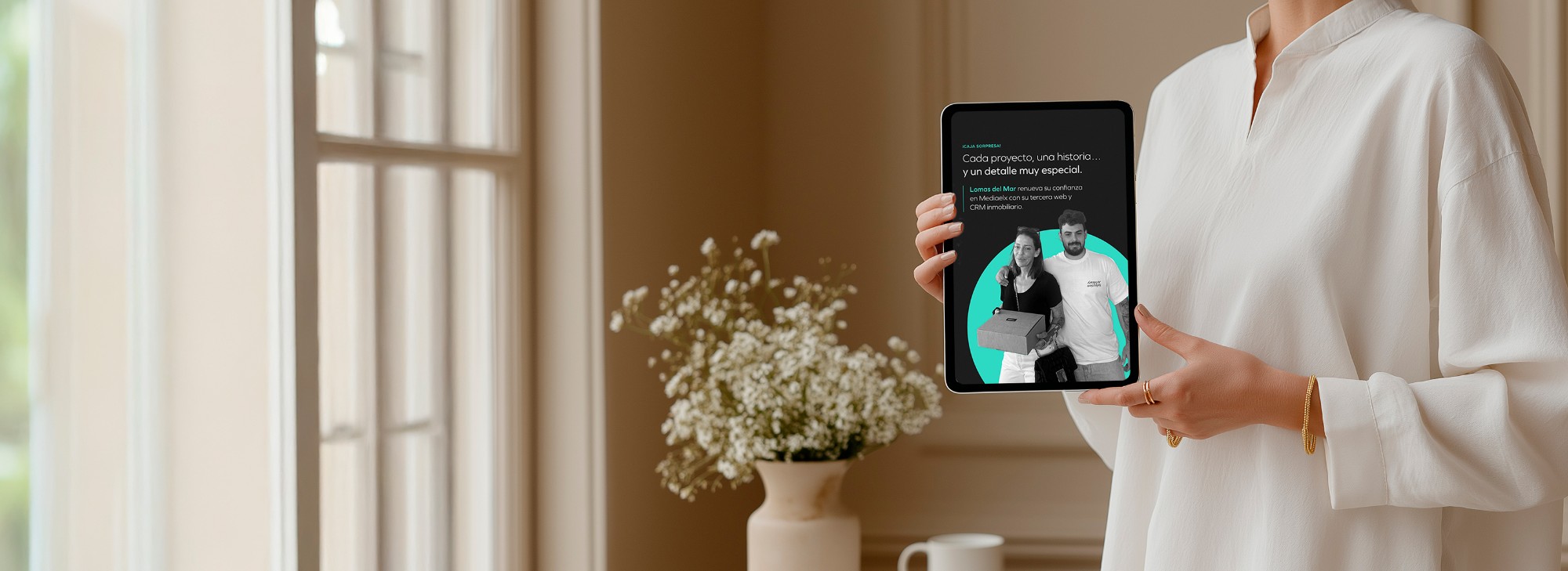 Lomas del Mar renews its trust in Mediaelx with their third website and real estate CRM