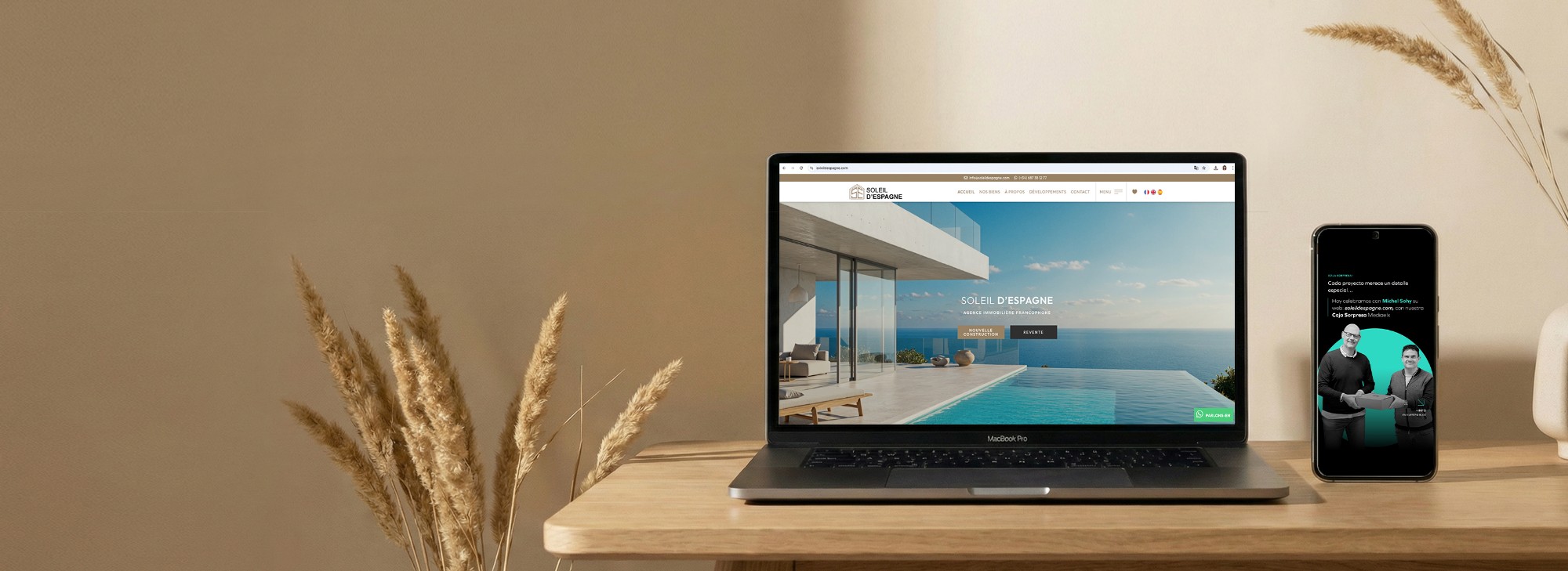 Soleil d’Espagne confía en Mediaelx para lanzar su nueva web inmobiliaria para el mercado francófono