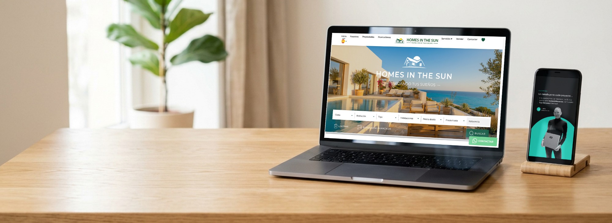 No querían una web “traducida”: Homes in the Sun apuesta por una experiencia real para su cliente internacional