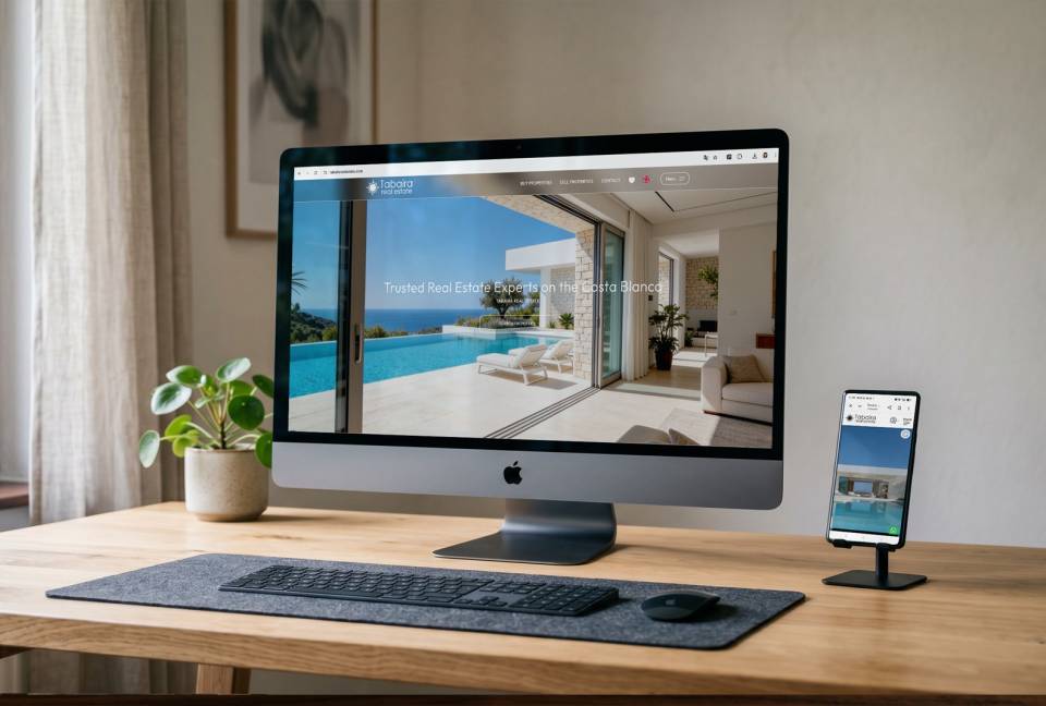 Tabaira Real Estate renueva su web con Mediaelx: un aire más sencillo, intuitivo y fiel a su identidad