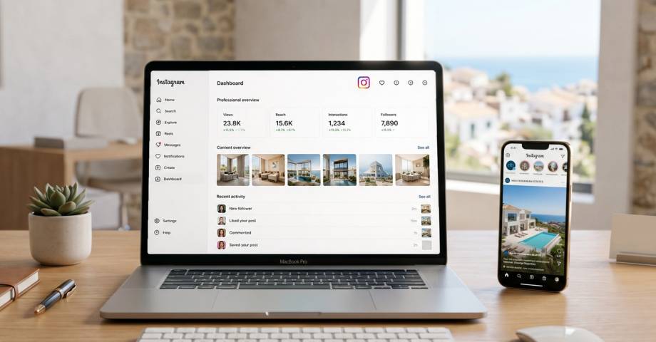 7 claves para que el Instagram de tu inmobiliaria deje de ser un escaparate más y empiece a generar interés real