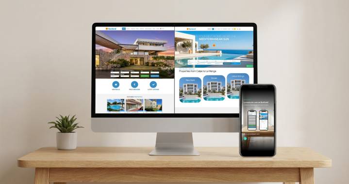 Sunland Spain: así es el antes y después de una web inmobiliaria pensada para captar más clientes