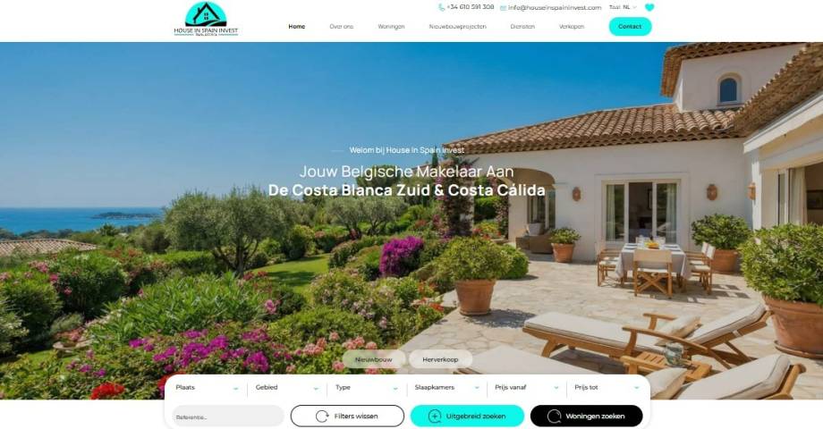 Una web inmobiliaria hecha para vender mejor en el mercado neerlandés: el caso de HOUSE IN SPAIN INVEST