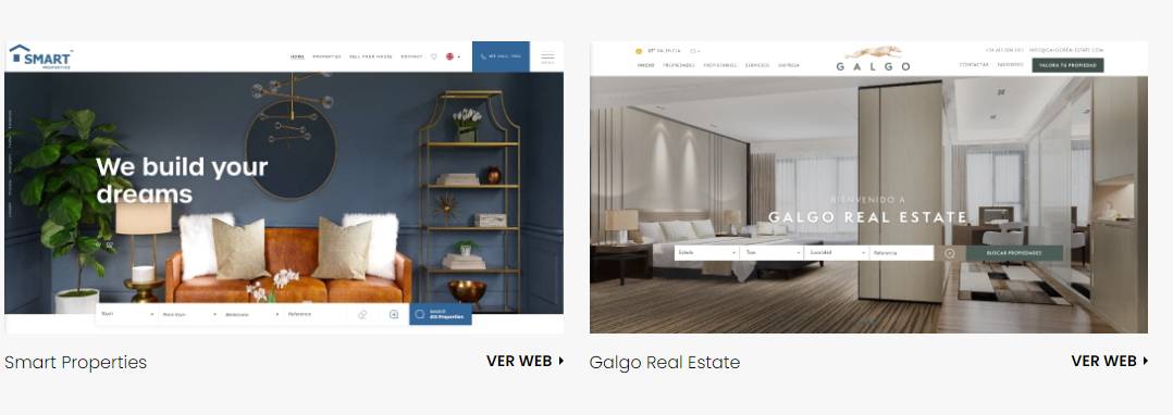 New Real Estate Websites Launches: Smart Properties and Galgo Real Estate