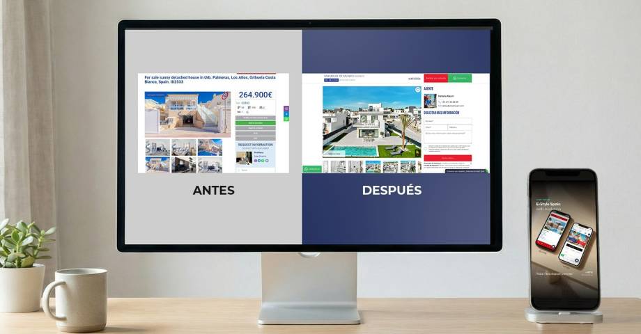El antes y después de E-Style Spain: cuando una web inmobiliaria da un salto profesional