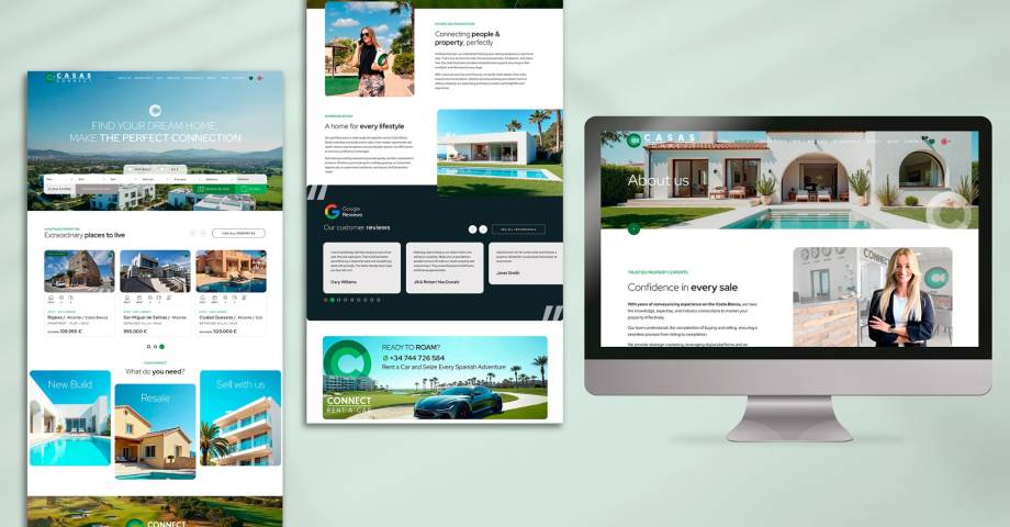 Casas Connect trusts Mediaelx again: a new website for a real estate agency that evolves Casas Connect trusts Mediaelx again: a new website for a real estate agency that evolves