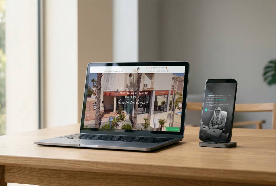 Leigh’s Estates estrena Web + CRM Mediaelx para trabajar mejor, captar más y crecer con orden
