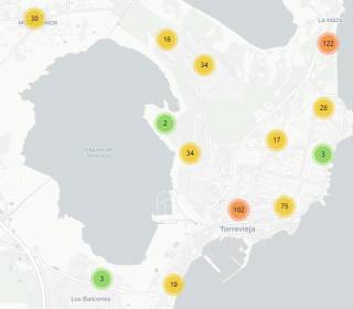 Torrevieja property map