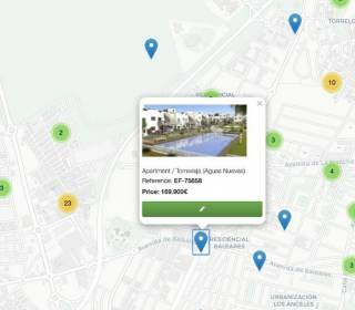 property map in Real Estate CRM