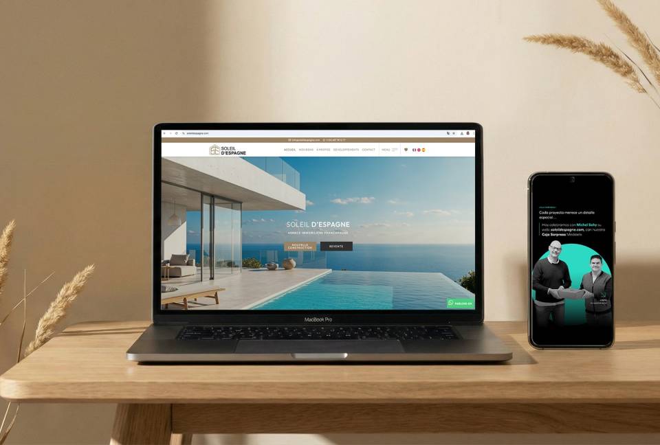 Soleil d’Espagne zaufało Mediaelx przy uruchomieniu nowej strony internetowej nieruchomości skierowanej do rynku frankofońskiego