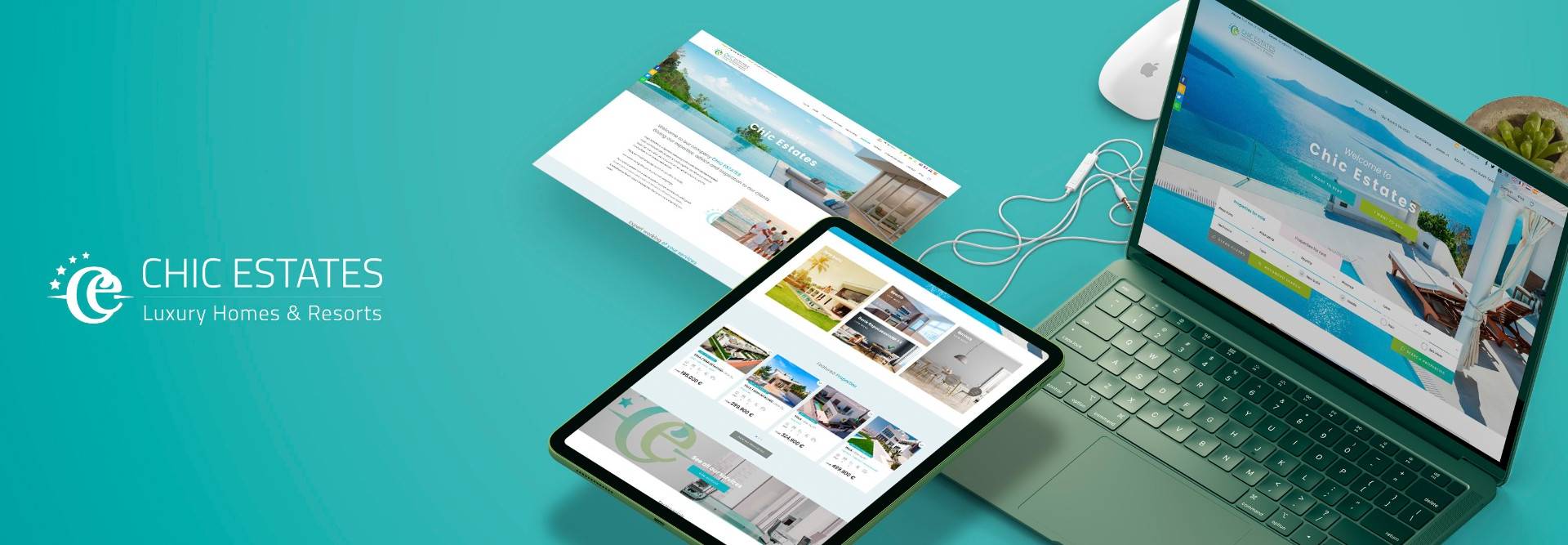 Have you seen the big makeover of Chic Estates? Mediaelx transforms its real estate website into a more modern and visual one.