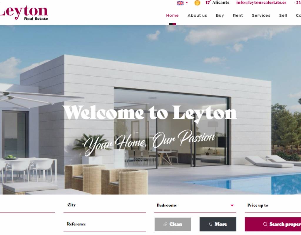 Do you need an innovative website for your real estate? Leyton Real Estate and Amay Properties have counted on us to create their project for the future