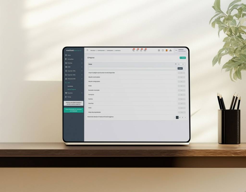 The advantage of our real estate websites: 100% ready for SEO and Digital Marketing