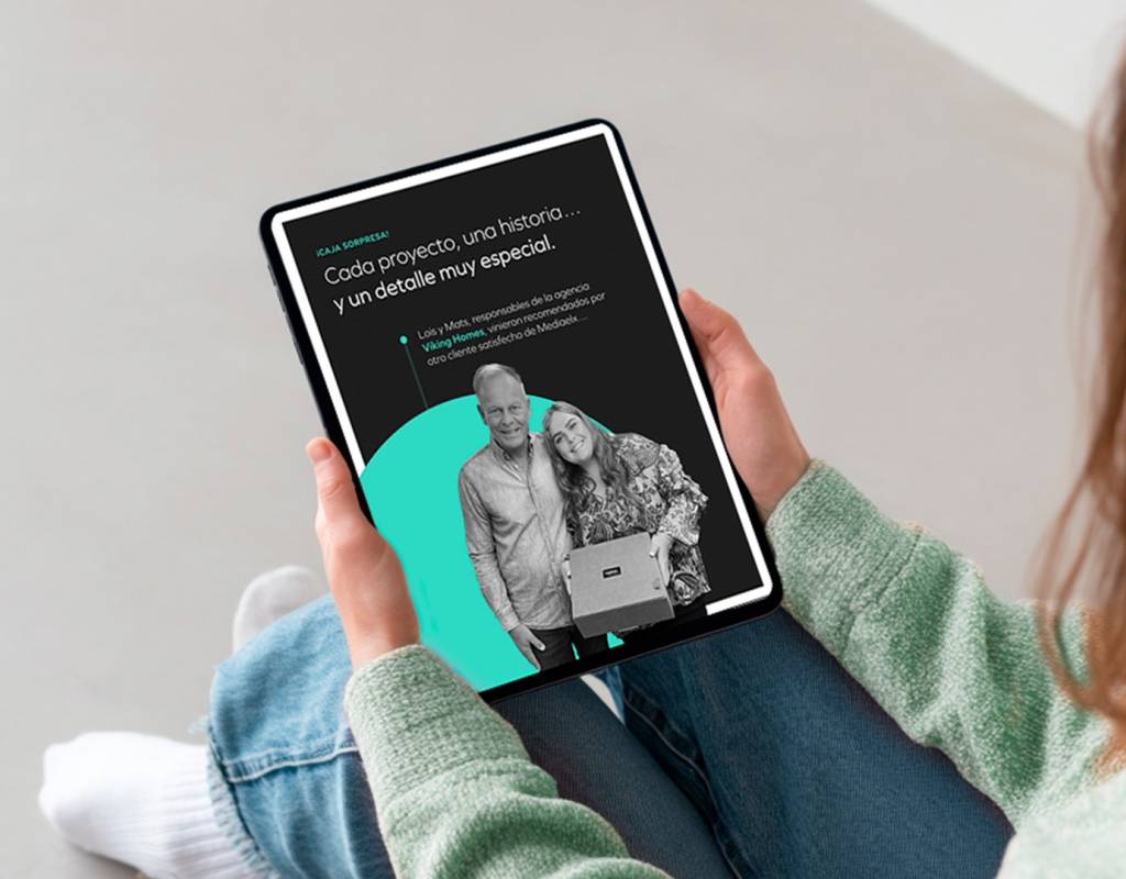 Viking Homes: 40 years of experience and now with a new website, CRM… and the Mediaelx surprise box!