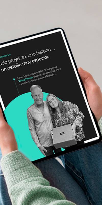 Viking Homes: 40 years of experience and now with a new website, CRM… and the Mediaelx surprise box!