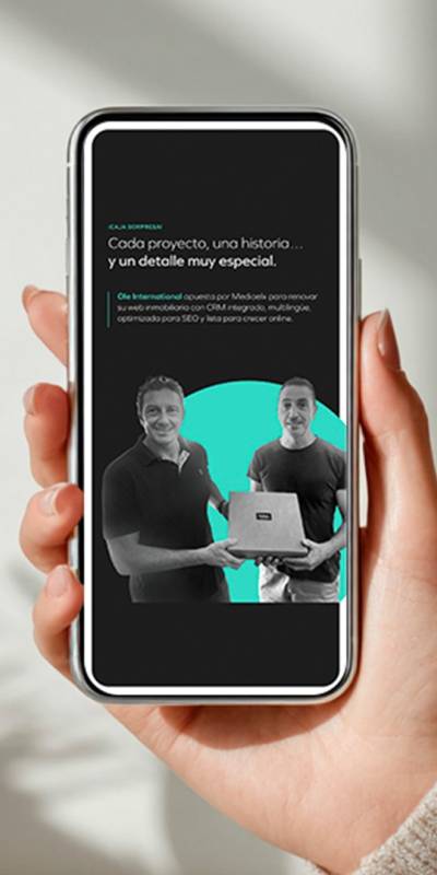 Ole International trusts Mediaelx for its new real estate website with integrated CRM