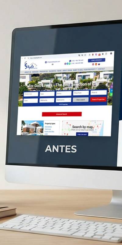 El antes y después de E-Style Spain: cuando una web inmobiliaria da un salto profesional