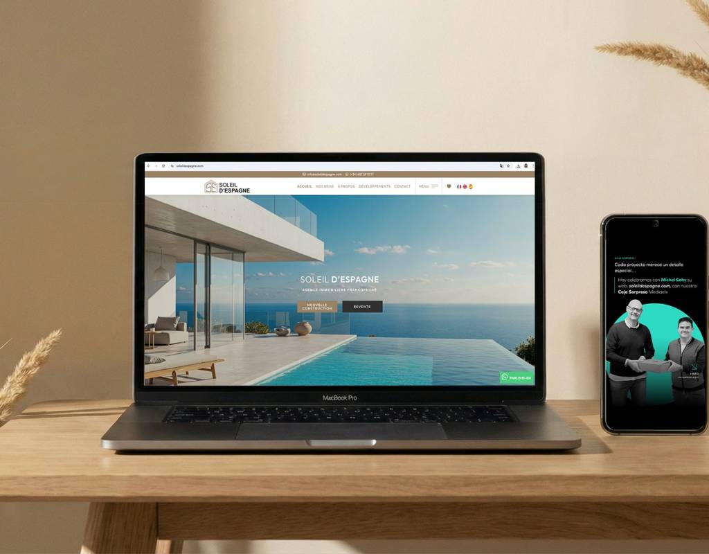 Soleil d’Espagne confía en Mediaelx para lanzar su nueva web inmobiliaria para el mercado francófono