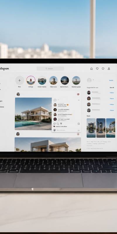 7 claves para que el Instagram de tu inmobiliaria deje de ser un escaparate más y empiece a generar interés real